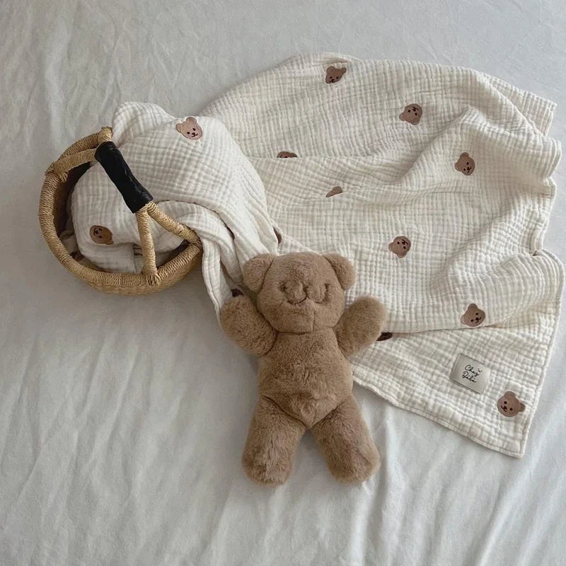 Charming 25cm Sleeping Teddy Bear – The Perfect Cuddly Friend for Little Ones