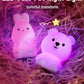 Silicone Bear LED Night Light – Touch Control RGB Mood Lamp for Kids & Home