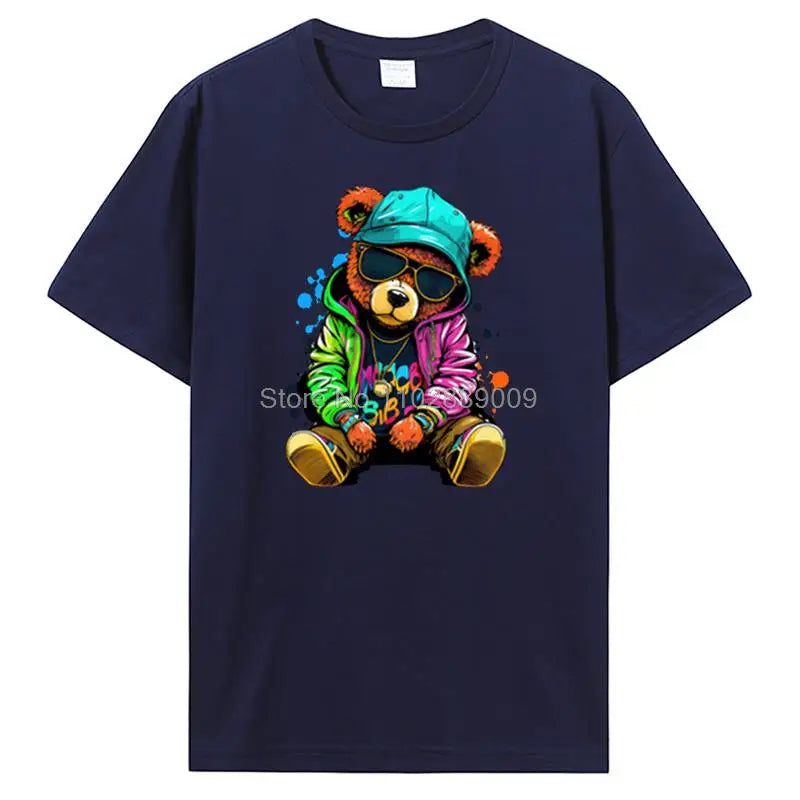 Teddy Bear Graphic T-Shirt – Soft Cotton Casual Tee