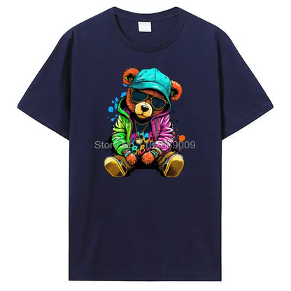 Teddy Bear Graphic T-Shirt – Soft Cotton Casual Tee