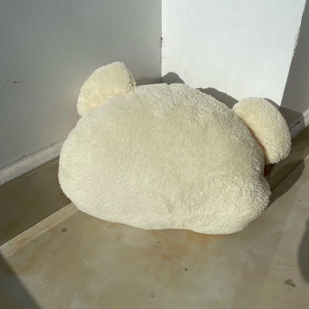 Teddy Bear Hand Warmer Cushion – Soft Plush Cartoon Pillow for Cozy Rooms & Gifts