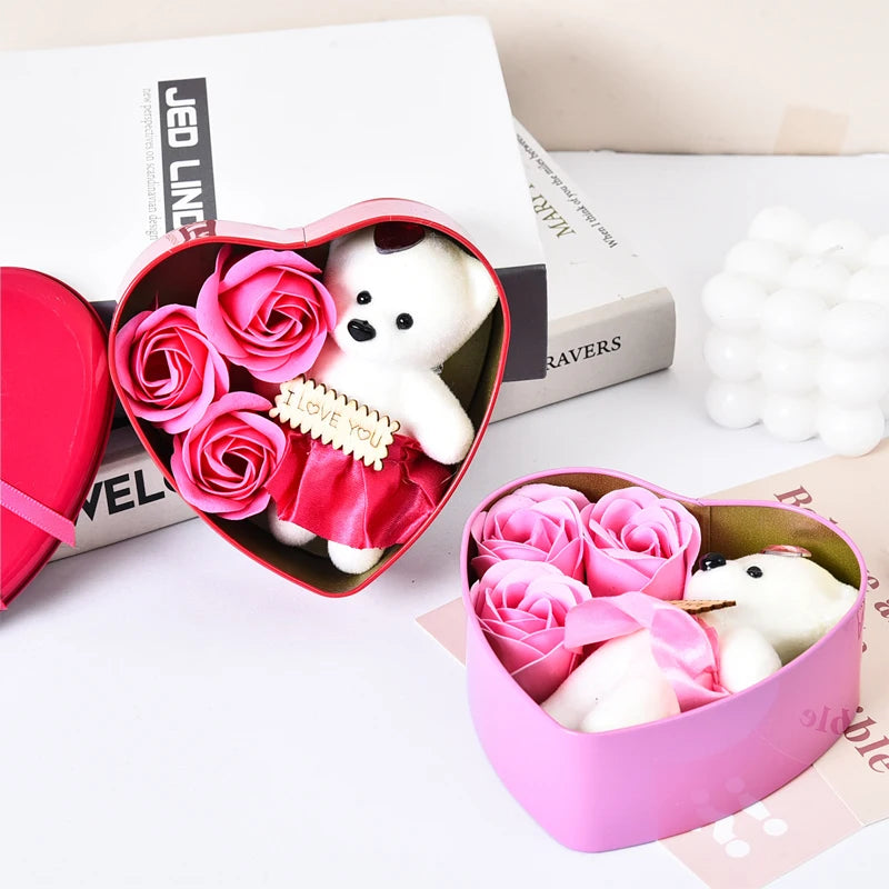 Teddy Bear Love Box – Cute Gift Set for VALENTINE DAYS