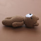 Handmade Crochet Sleepy Bear – Soft Knit Plush for KIDS & Photo Props