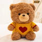 Hoodie Teddy Bear – Stuffed Plush Doll with Cozy Sweatshirt