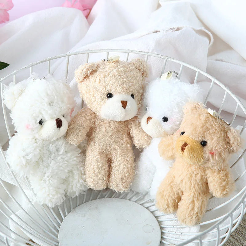 Small Teddy Bear Keychain 12cm – Cute Plush Accessory