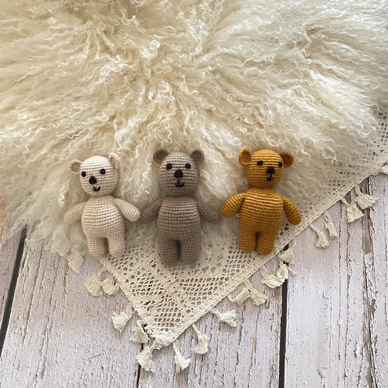 Crochet Mini Teddy Bear – Handmade 