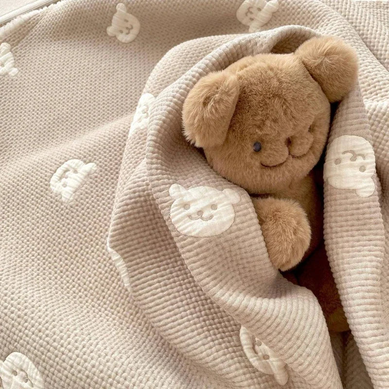 Charming 25cm Sleeping Teddy Bear – The Perfect Cuddly Friend for Little Ones
