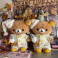 Teddy Bear in Pajamas – Soft Sleeping Plush Doll for Kids, Bed Pillow & Holiday Room Decor Gift