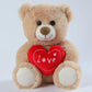 Romantic Plush Doll – Red Heart Bear for Her or Him