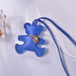 Cute PU Leather Bear Keychain – Fashion Bag Charm & Mirror Pendant for Women