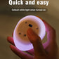 Silicone Bear LED Night Light – Touch Control RGB Mood Lamp for Kids & Home