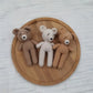 Handmade Knitted Baby Plush – Bear & Bunny Soft Dolls for KIDS 