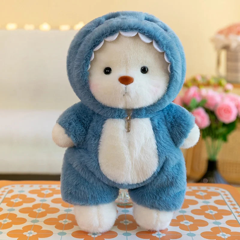 Mini Teddy Bear Plush 25cm – Soft Stuffed Toy in Outfit