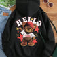Teddy Bear Hoodie – Men’s Streetwear Pullover with Glasses Bear Graphic | Oversized Fit Sweatshirt