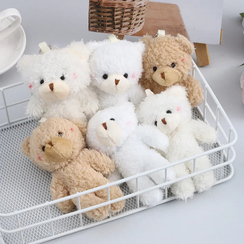 Small Teddy Bear Keychain 12cm – Cute Plush Accessory