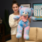 Giant Teddy Bear Plush 80cm – Colorful Soft Toy for Gift Occasions