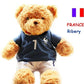 Football Player Teddy Bear – Soft Plush Doll Gift for Kids & Fans