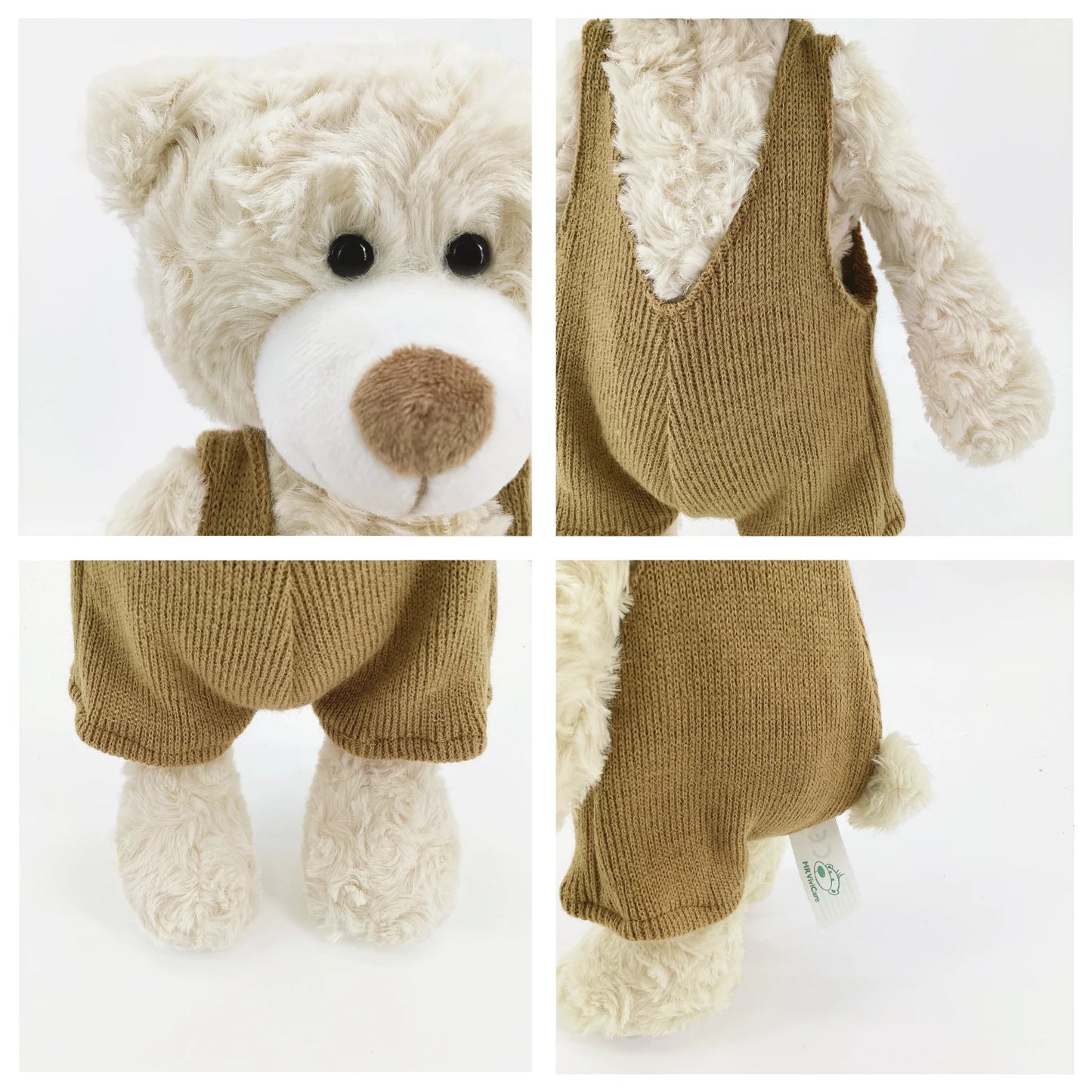 New Arrive 34CM Lovely Teddy Bear Plush Toys Stuffed Soft Animal with Clothes Kawaii Dolls for Kids Baby Children Valentine Gift