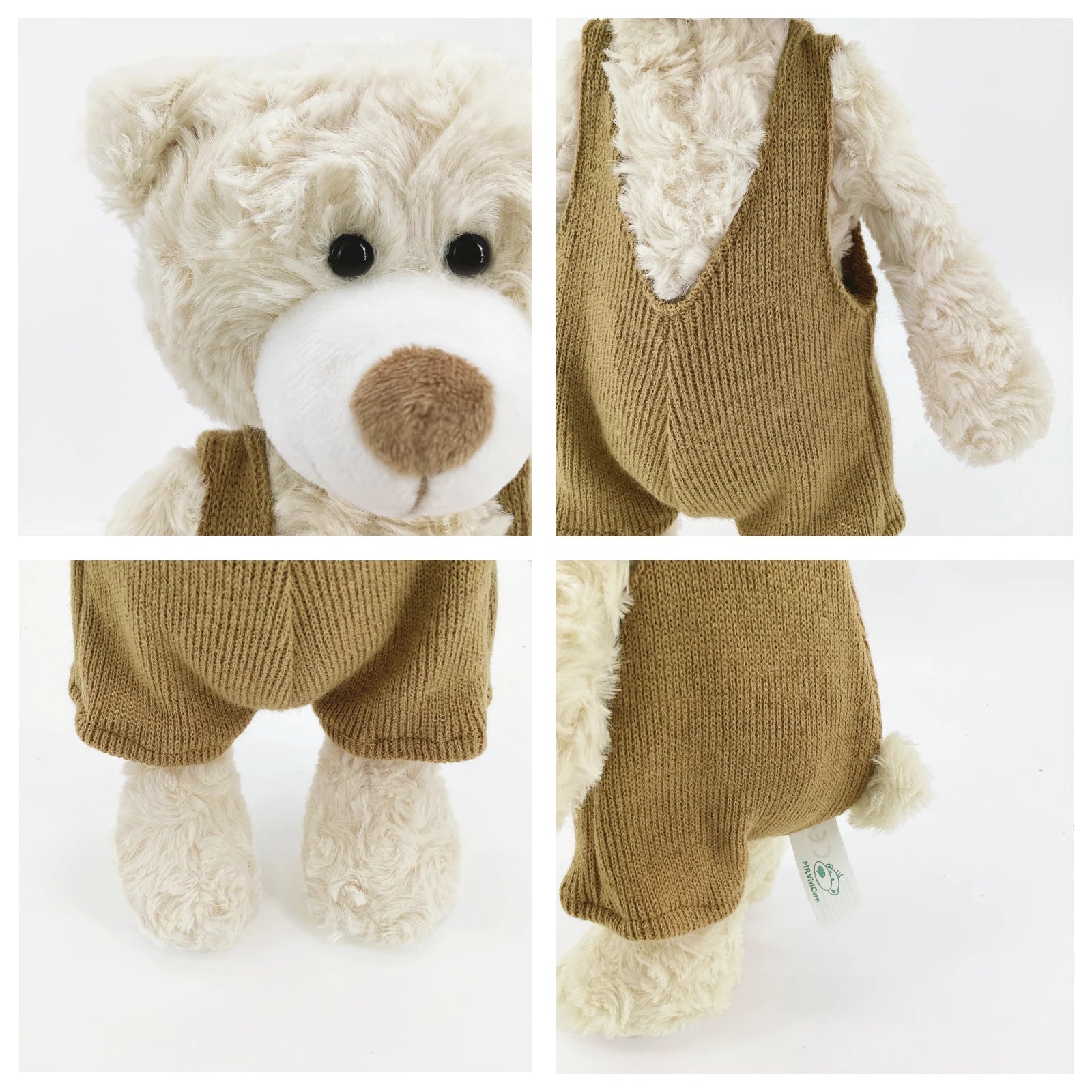 New Arrive 34CM Lovely Teddy Bear Plush Toys Stuffed Soft Animal with Clothes Kawaii Dolls for Kids Baby Children Valentine Gift