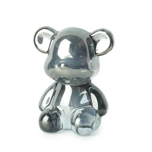 Color Crystal Bear Figurines – Glass Collectible Animal Ornaments for Home Décor & Gifts