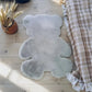 Teddy Bear Shaped Fluffy Rug – Soft Faux Rabbit Fur Mat for Kids' Room, Nursery & Living Room