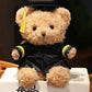Doctor'S Clothing Teddy Bear Doll Plush Toy Small Sitting Bear Doll Boys Girls Students Graduation Gift