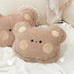 Steam Velvet 3D Teddy Bear Pillow – Soft Cartoon Cushion for Sofa & Office