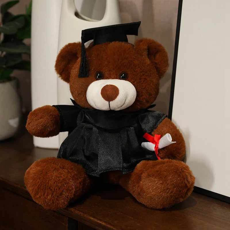 High-Quality Graduate Dr. Teddy Bear Plush – Funny Graduation Gift for Kids & Students