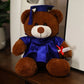 High-Quality Graduate Dr. Teddy Bear Plush – Funny Graduation Gift for Kids & Students