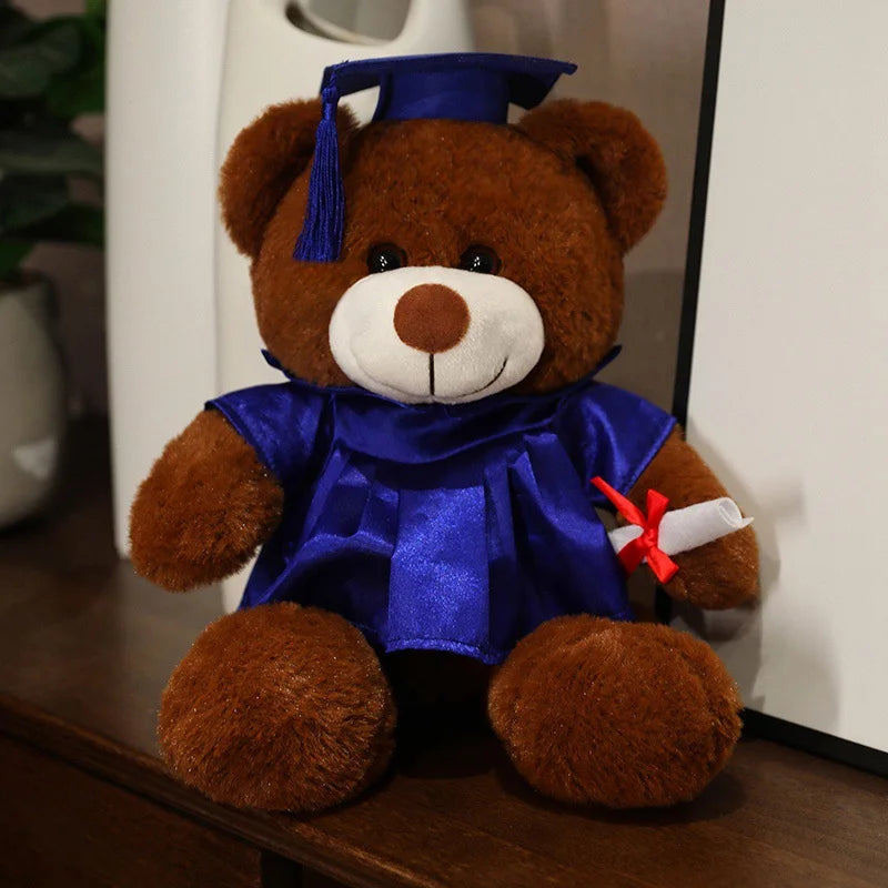 High-Quality Graduate Dr. Teddy Bear Plush – Funny Graduation Gift for Kids & Students
