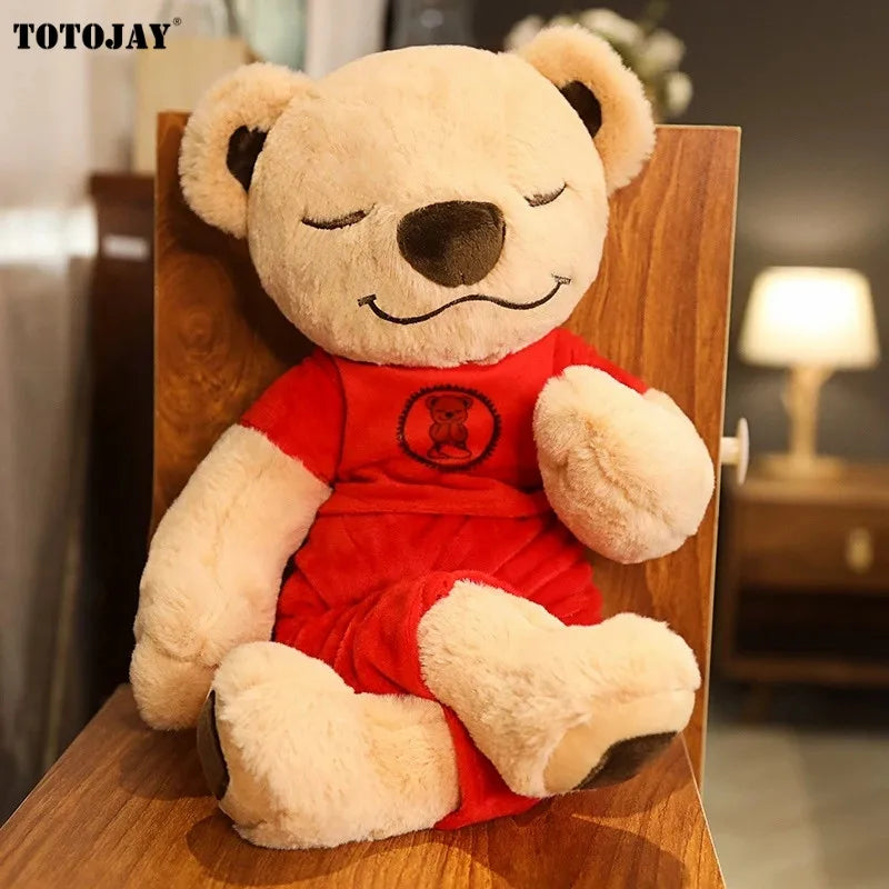 40cm Creative Yoga Bear Plush – Funny Cartoon Teddy in Yoga Poses