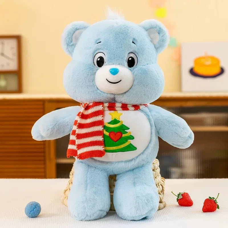 Christmas Care Bears Plush Toy – Cute Holiday Stuffed Doll for Xmas Decor & Gifts