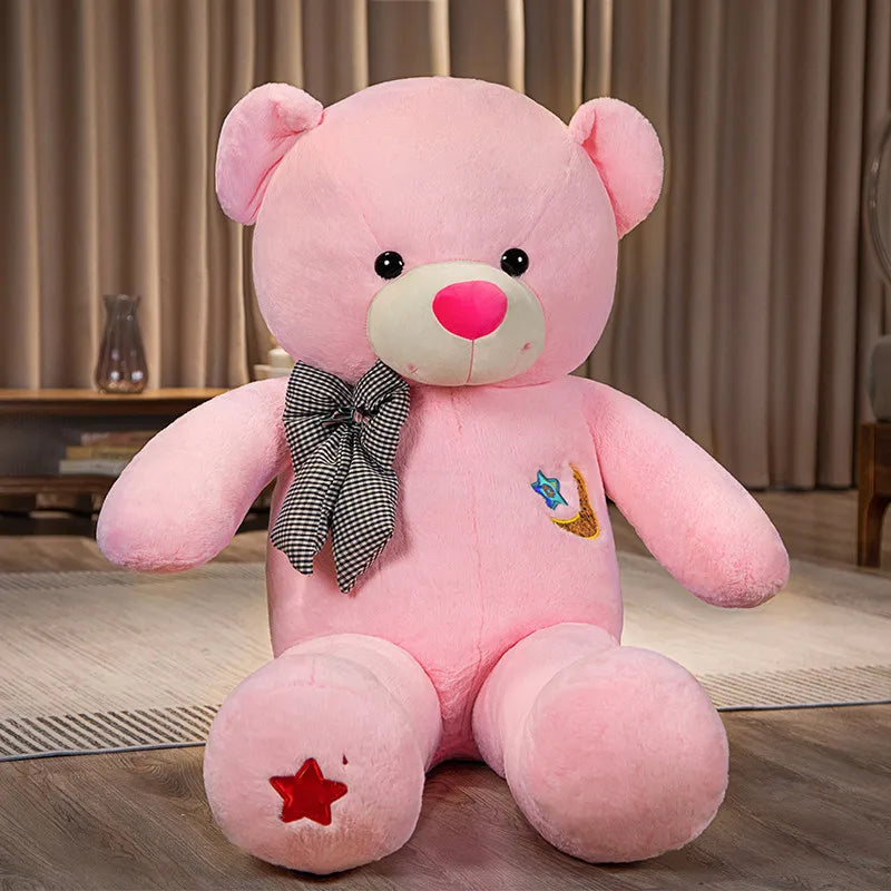 Star & Moon Teddy Bear 120cm – Extra Large Plush Toy for Gift