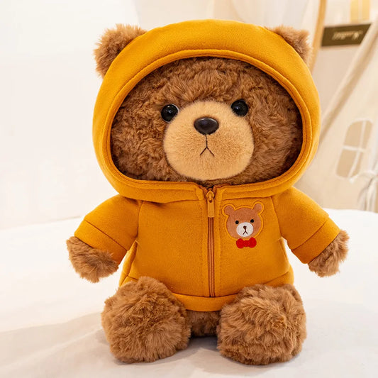 Hoodie Teddy Bear – Stuffed Plush Doll with Cozy Sweatshirt